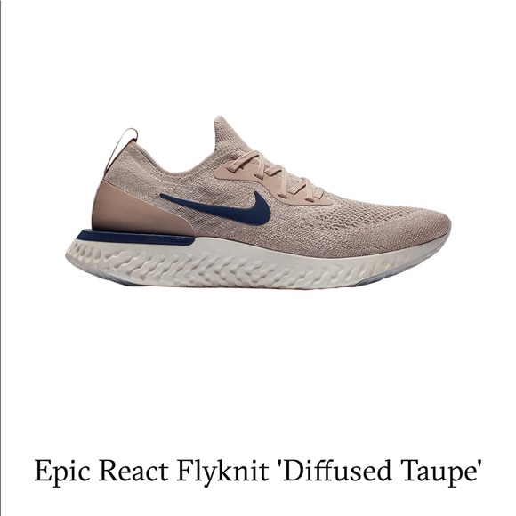 epic react flyknit taupe